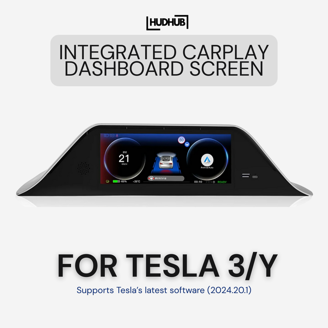 HUDHub Display for Model 3 (2017-2023) & Model Y (2020 - 2024)